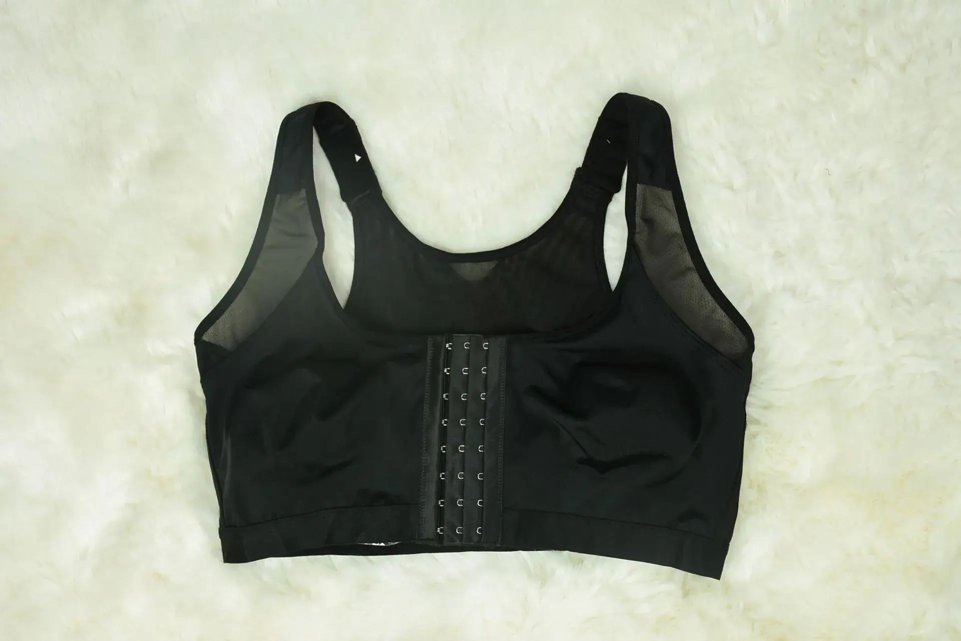 Front Buckle Push Up Sports Bra No Steel Ring Breathable Plus Size - Image 3