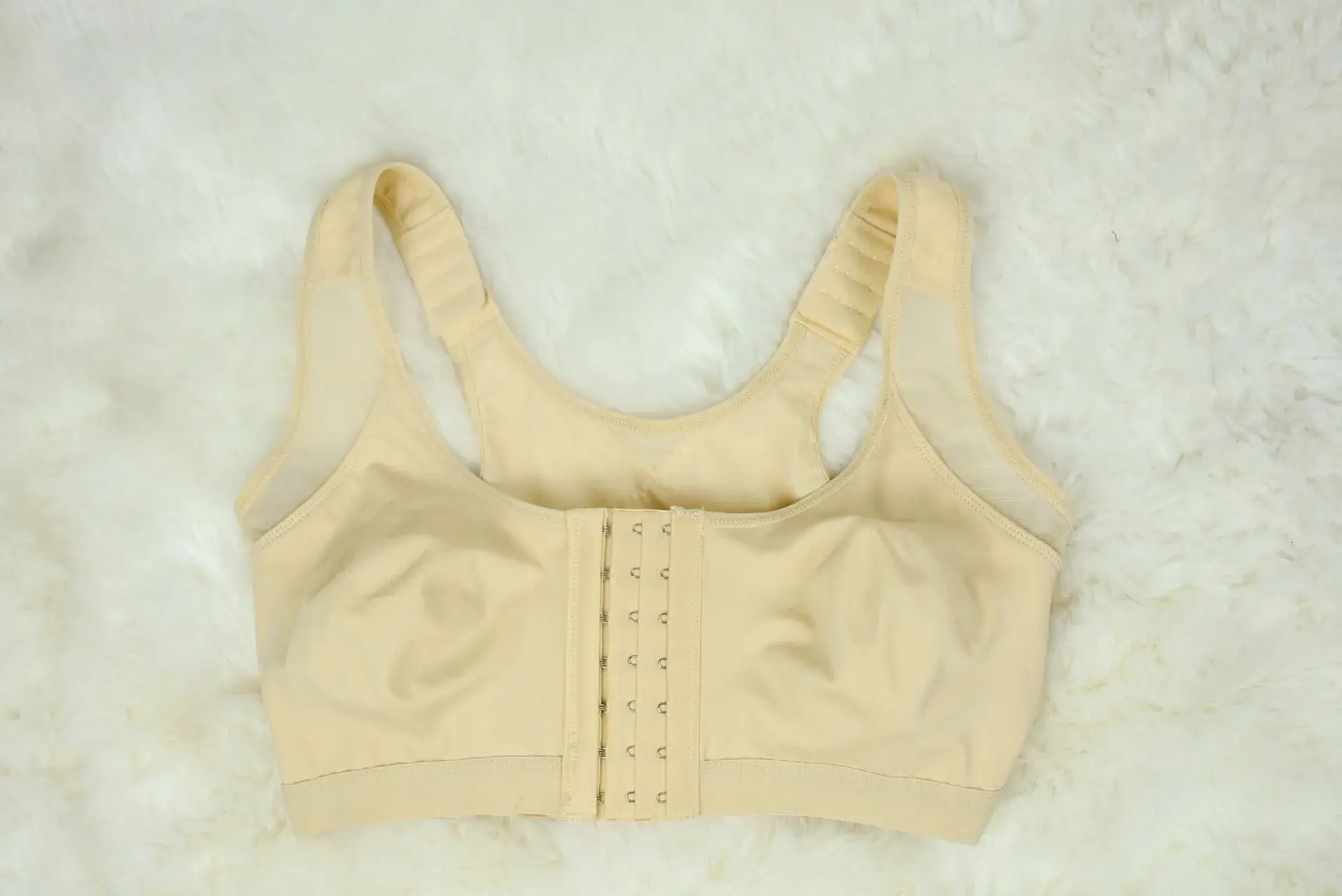 Front Buckle Push Up Sports Bra No Steel Ring Breathable Plus Size - Image 2