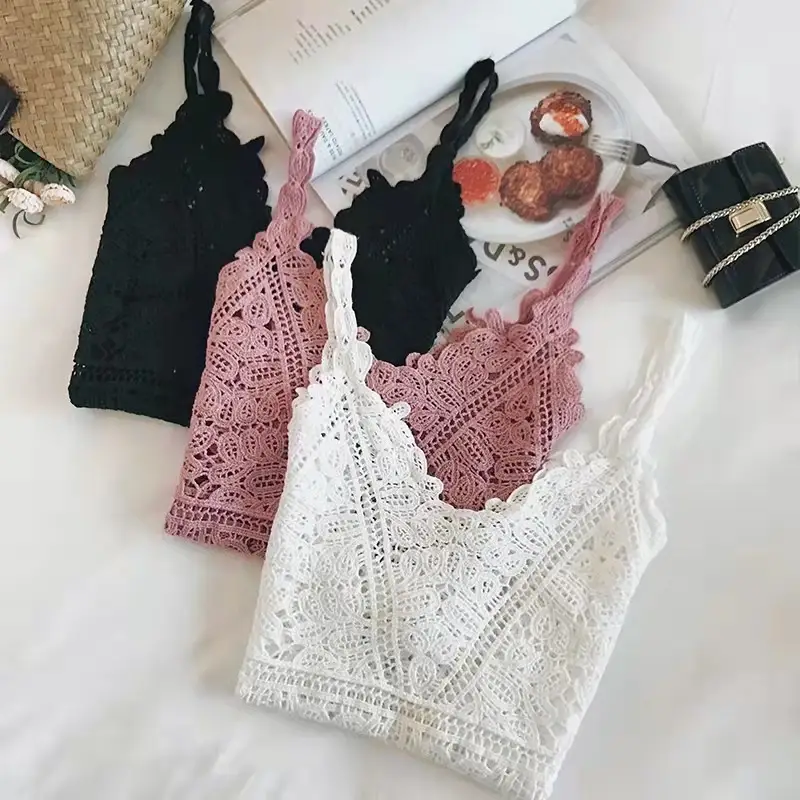 Korean Lace Vests for Women Summer Wear