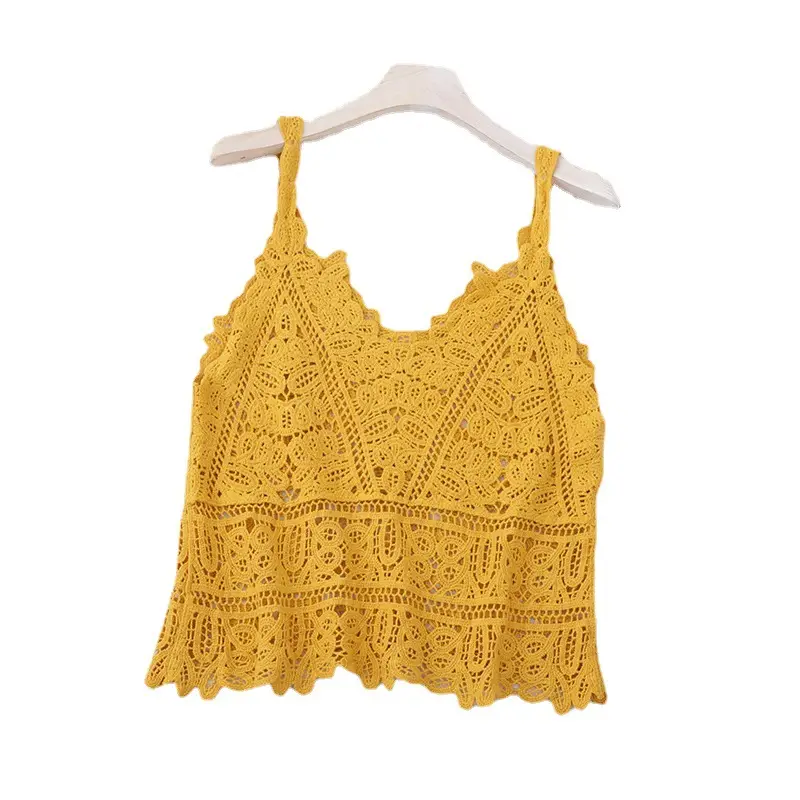 Korean Lace Vests for Women Summer Wear