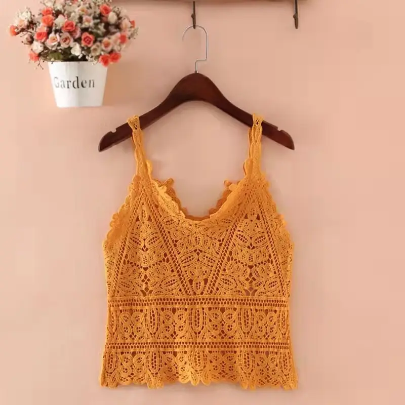 Korean Lace Vests for Women Summer Wear