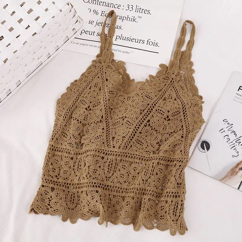 Korean Lace Vests for Women Summer Wear