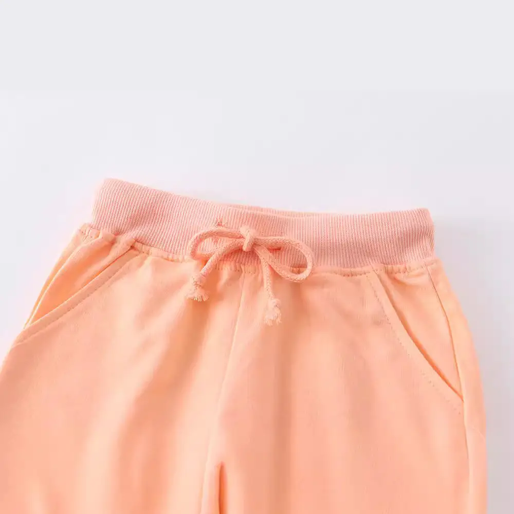 Cotton Strip Shorts for Boys Girls Summer Casual Pants - Image 2