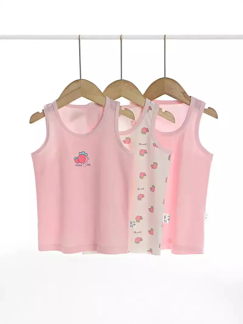 Three Color Cotton Vests for Kids Boys Girls Wholesale - Image 10