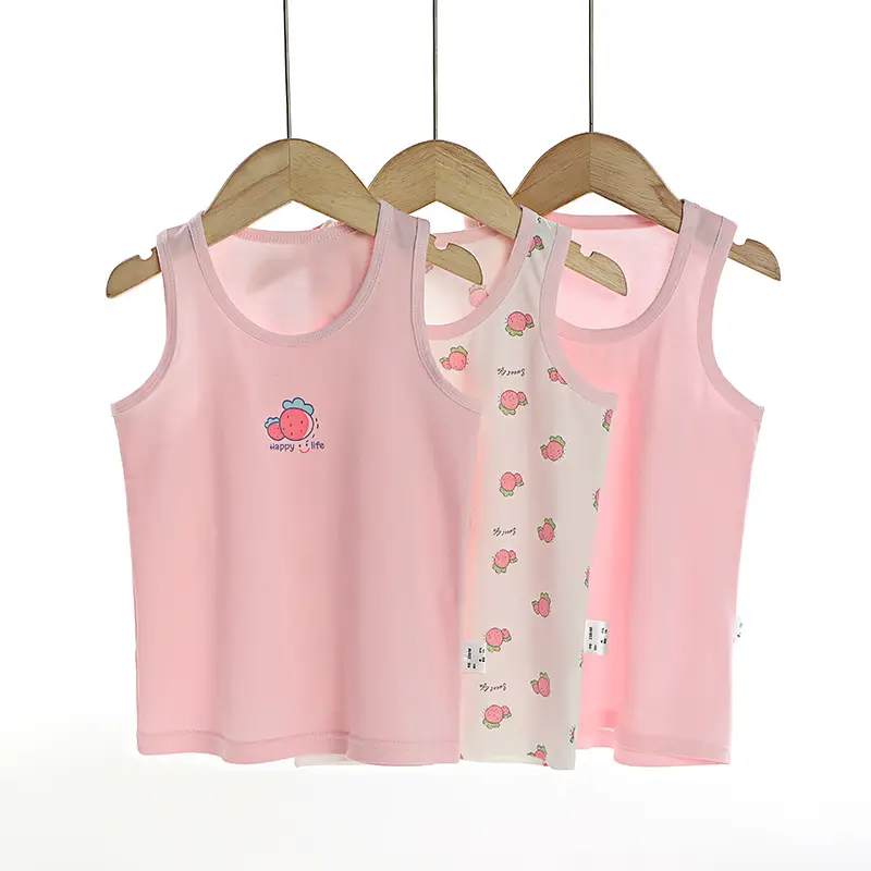 Three Color Cotton Vests for Kids Boys Girls Wholesale - Image 6