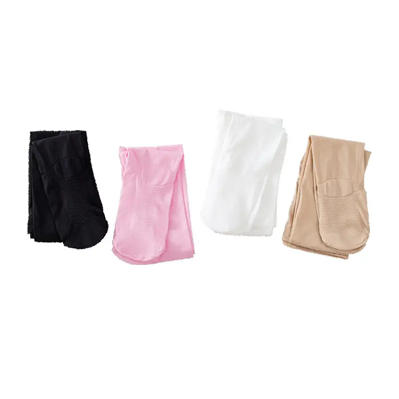 Children's White Dance Socks Anti-Pilling Non-Slip