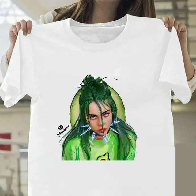 Billie Eilish Graphic T-Shirt White Short Sleeve - Image 7