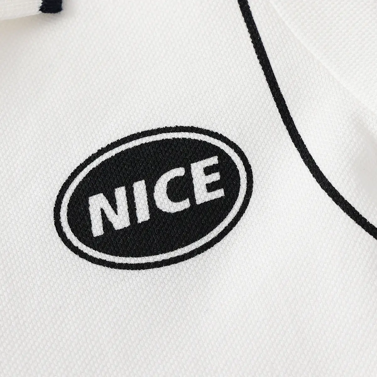 2023 Boys Polo Shirt Navy White Korean Style