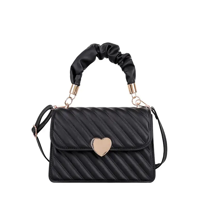 Fashion Texture Pleated Shoulder Crossbody Bag Beige 2022 - Image 9
