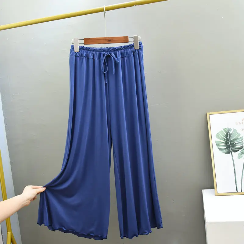 Modal Cotton Flying Straight Pants Spring Summer Plus Size - Image 7