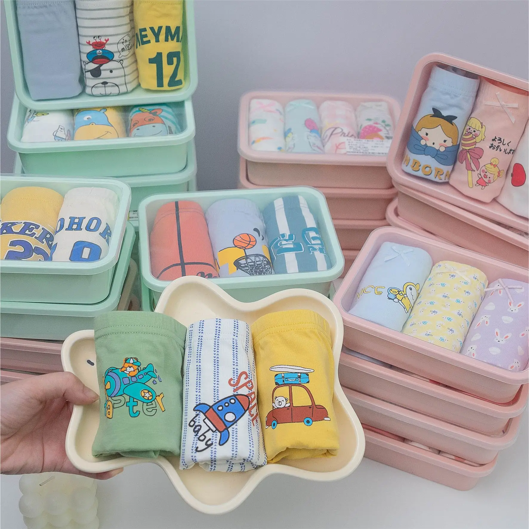 Cartoon Printed Blind Box Underwear for Girls Boys - Image 6
