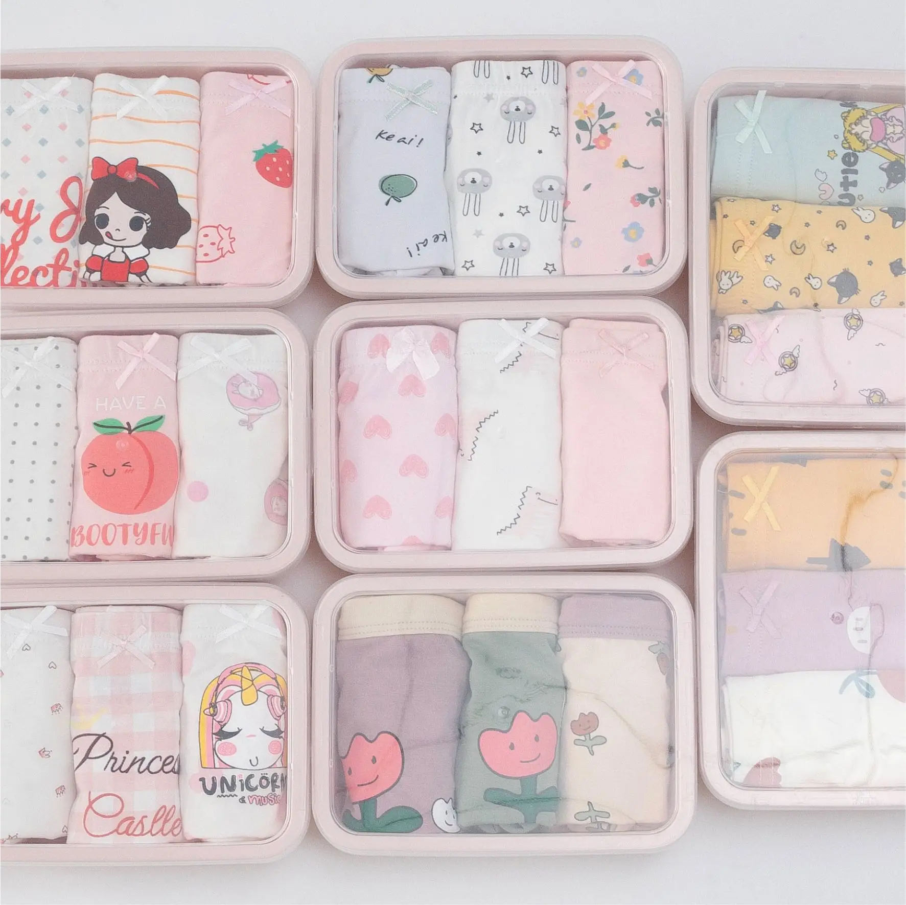 Cartoon Printed Blind Box Underwear for Girls Boys - Image 2