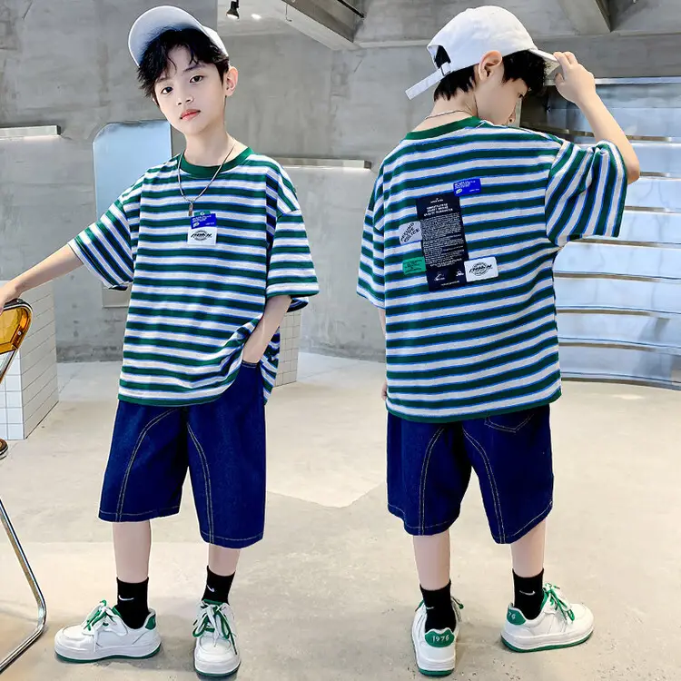 Boys White Wings Short Sleeve Western Suit 2024 - Image 6