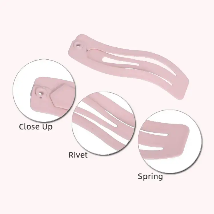 Colorful Metal Hair Clips for Girls 5cm - Image 17