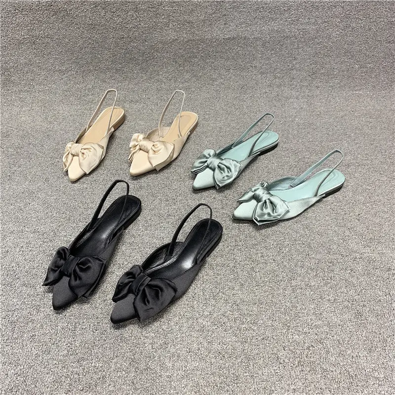 Women's Bow Pointed Toe Flat Heels 2023 â feature 1