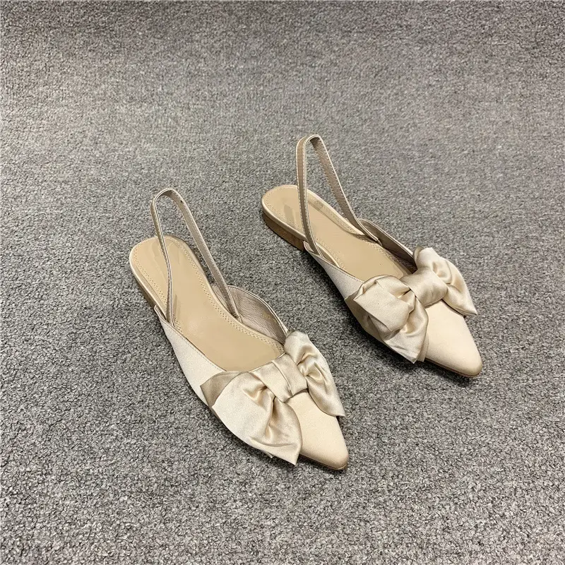 Women's Bow Pointed Toe Flat Heels 2023 â feature 10