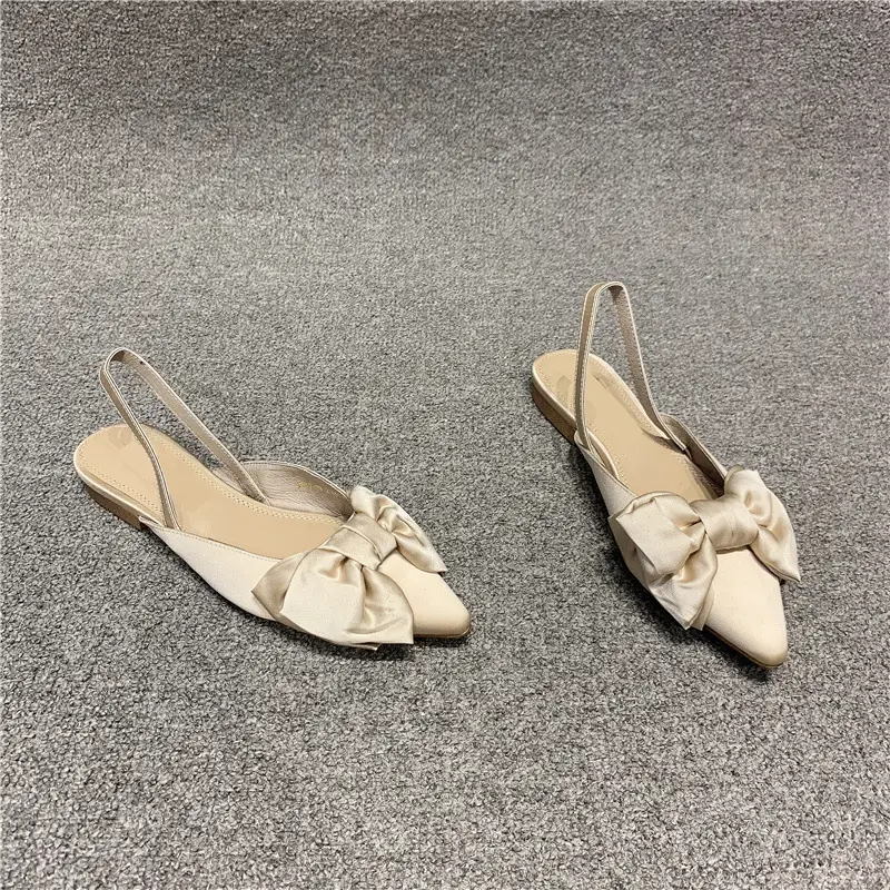 Women's Bow Pointed Toe Flat Heels 2023 â feature 12