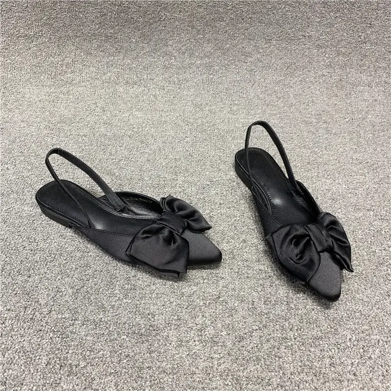 Women's Bow Pointed Toe Flat Heels 2023 â feature 14