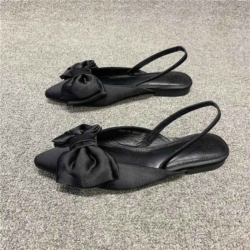 Women's Bow Pointed Toe Flat Heels 2023 â feature 15