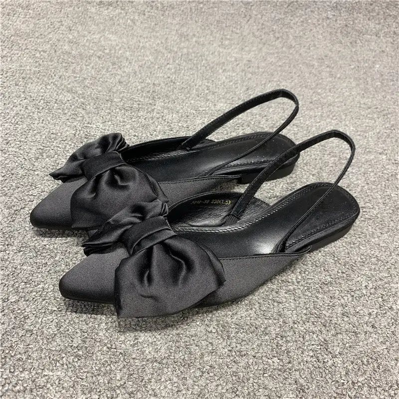 Women's Bow Pointed Toe Flat Heels 2023 â feature 17
