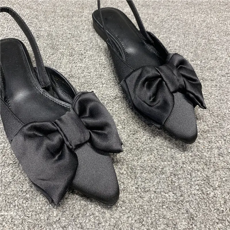 Women's Bow Pointed Toe Flat Heels 2023 â feature 18