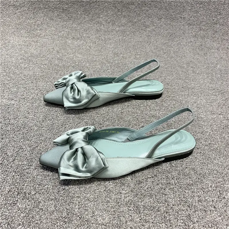 Women's Bow Pointed Toe Flat Heels 2023 â feature 3