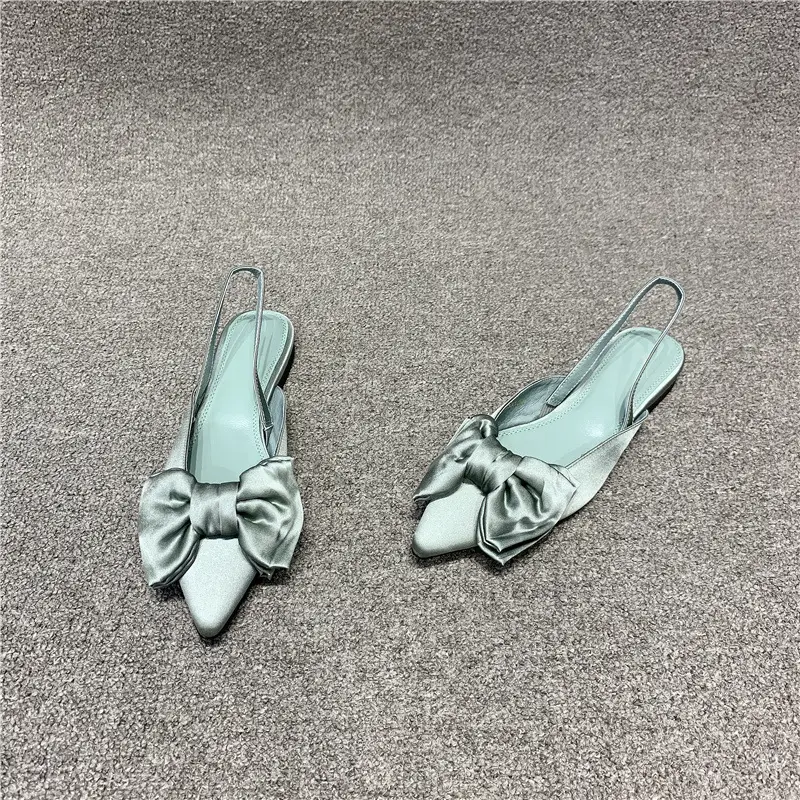 Women's Bow Pointed Toe Flat Heels 2023 â feature 5