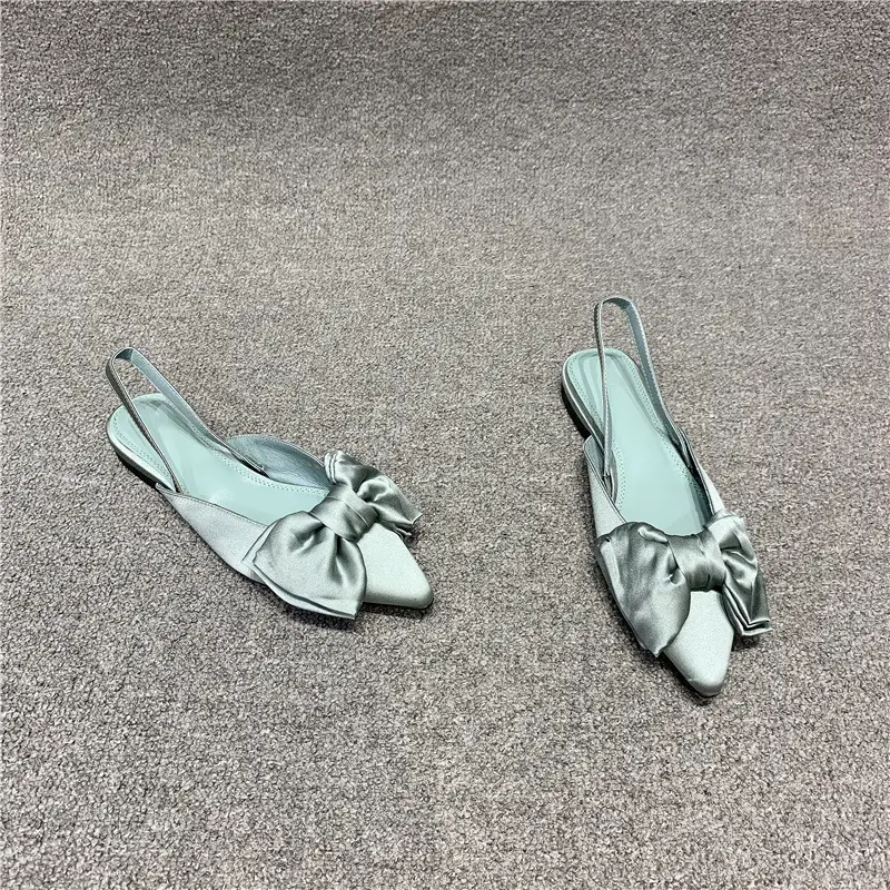 Women's Bow Pointed Toe Flat Heels 2023 â feature 6