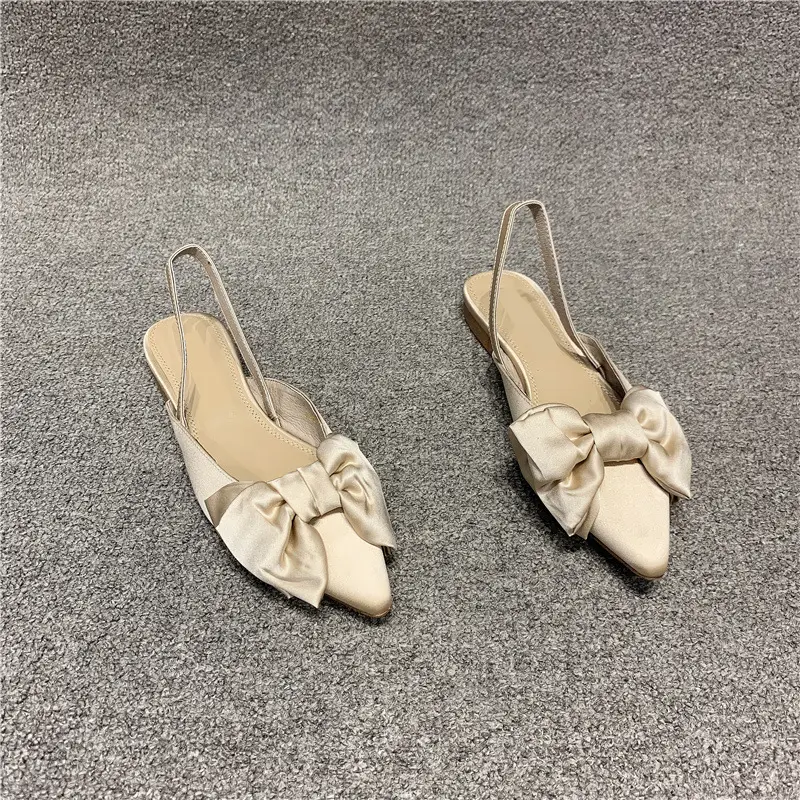 Women's Bow Pointed Toe Flat Heels 2023 â feature 8