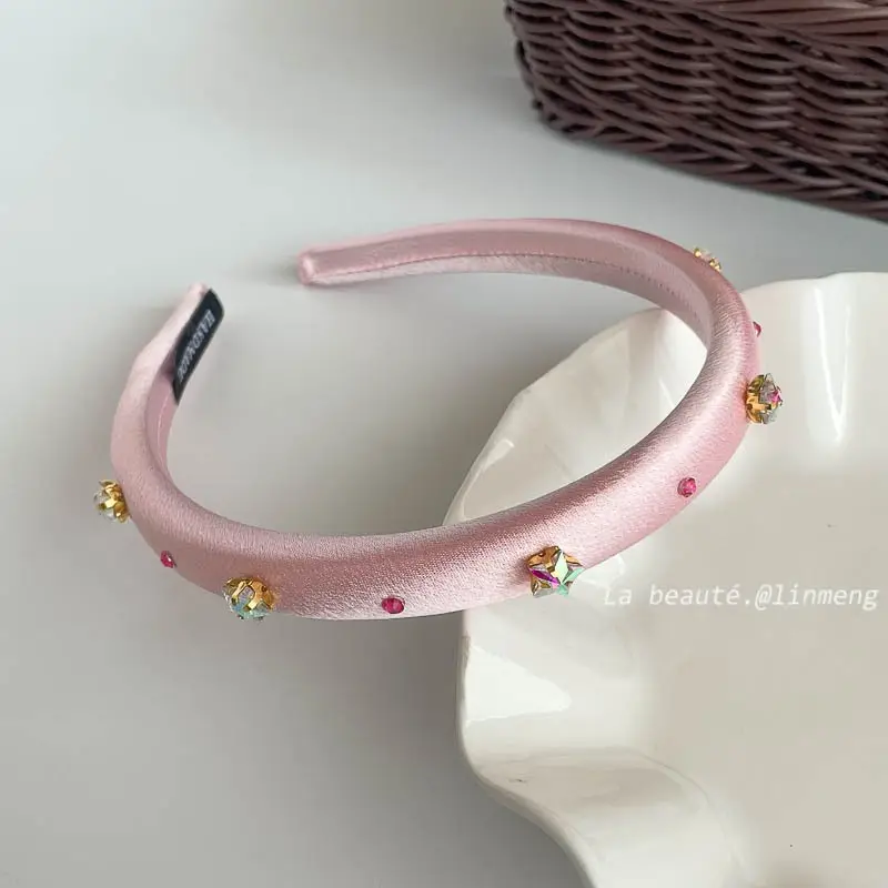 Pink High-Crown Bow Headband for Girls - Image 19