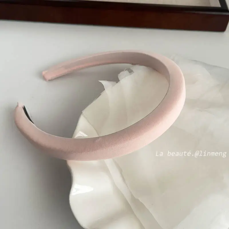 Pink High-Crown Bow Headband for Girls - Image 2