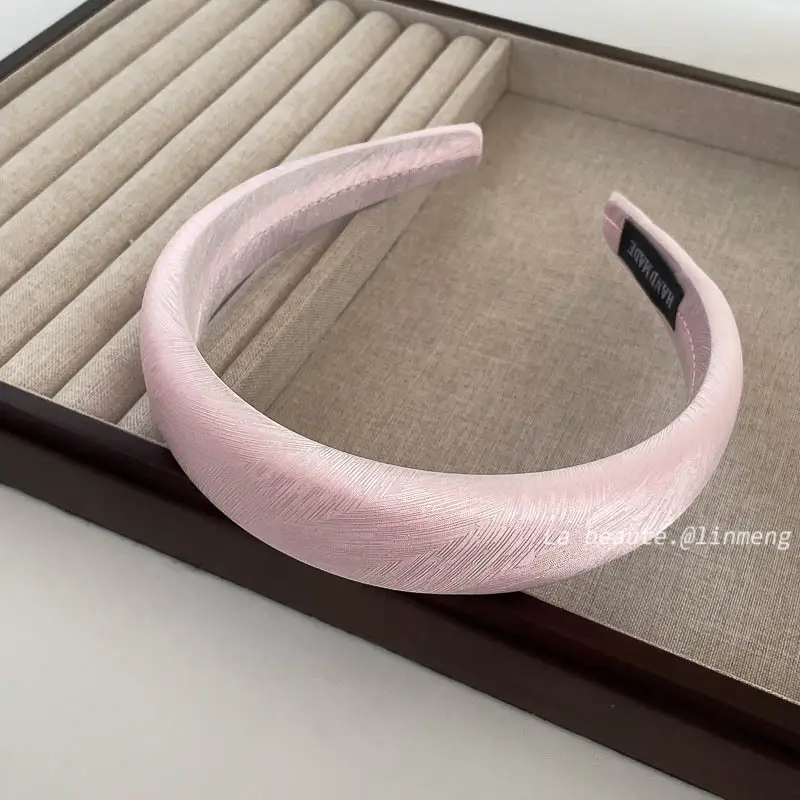 Pink High-Crown Bow Headband for Girls - Image 21