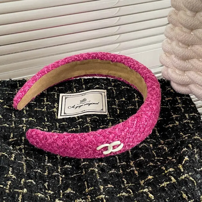 Pink High-Crown Bow Headband for Girls - Image 31