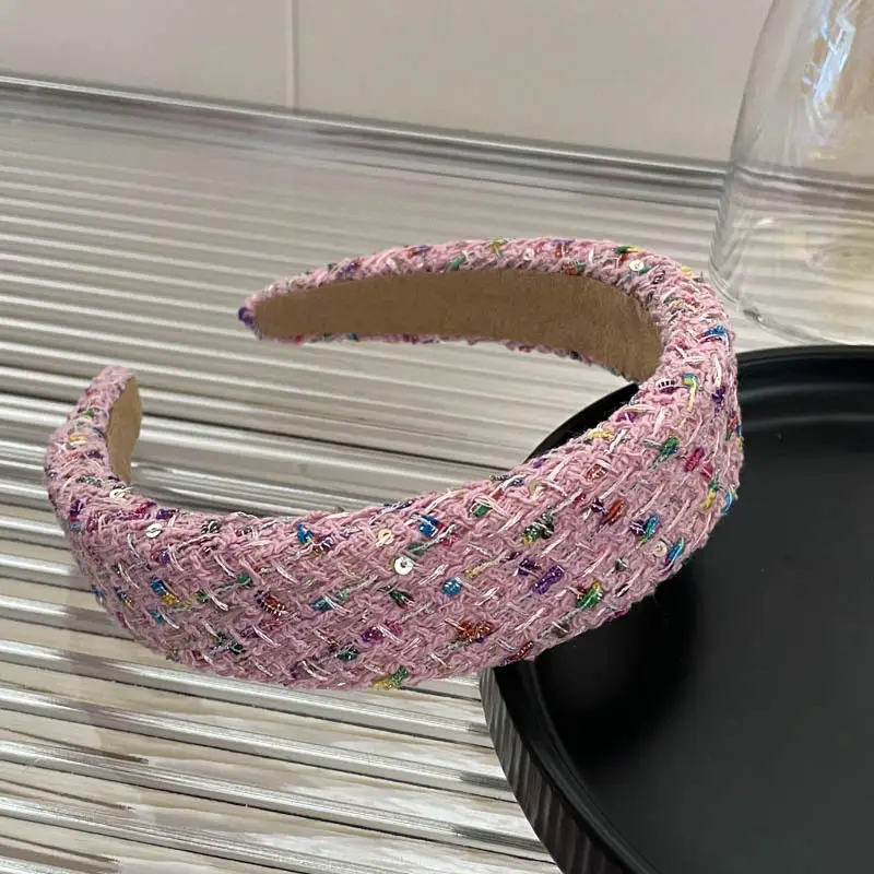 Pink High-Crown Bow Headband for Girls - Image 7