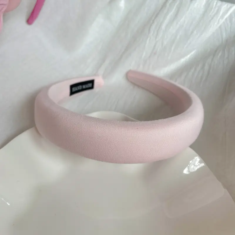 Pink High-Crown Bow Headband for Girls - Image 9