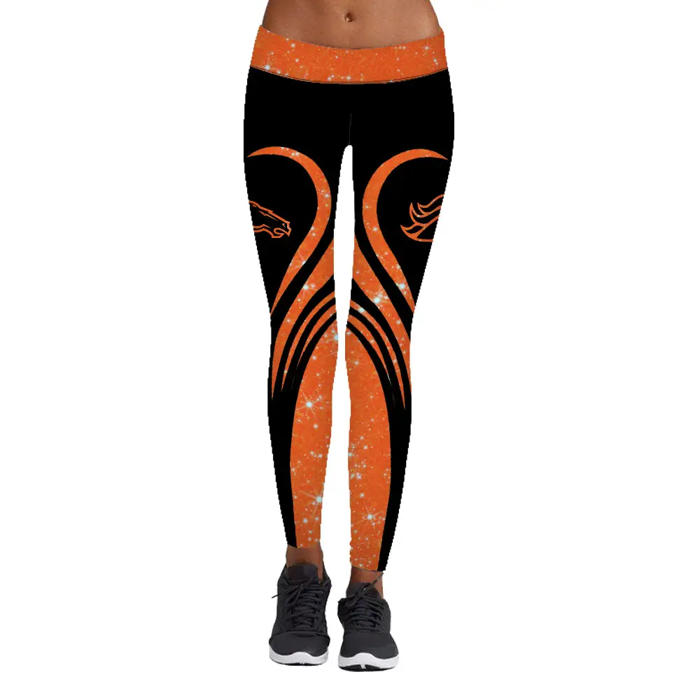 Women Sexy Printed Cropped Leggings High Elastic Butt Lifting - Image 17