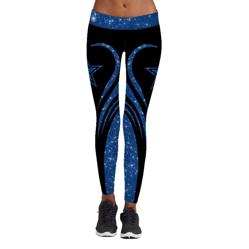 Women Sexy Printed Cropped Leggings High Elastic Butt Lifting - Image 12