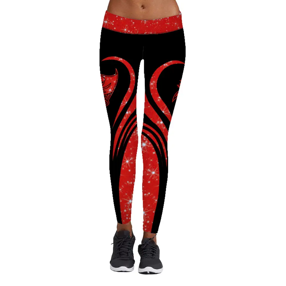 Women Sexy Printed Cropped Leggings High Elastic Butt Lifting - Image 14