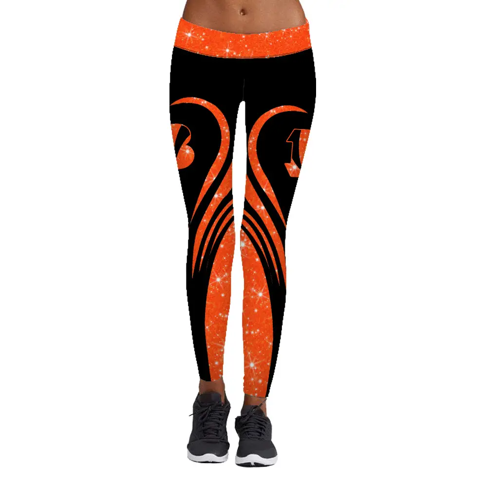Women Sexy Printed Cropped Leggings High Elastic Butt Lifting - Image 15