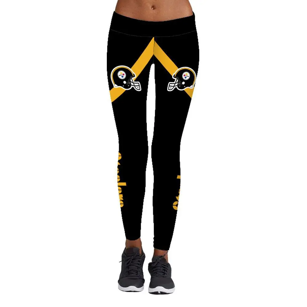 Women Sexy Printed Cropped Leggings High Elastic Butt Lifting - Image 27