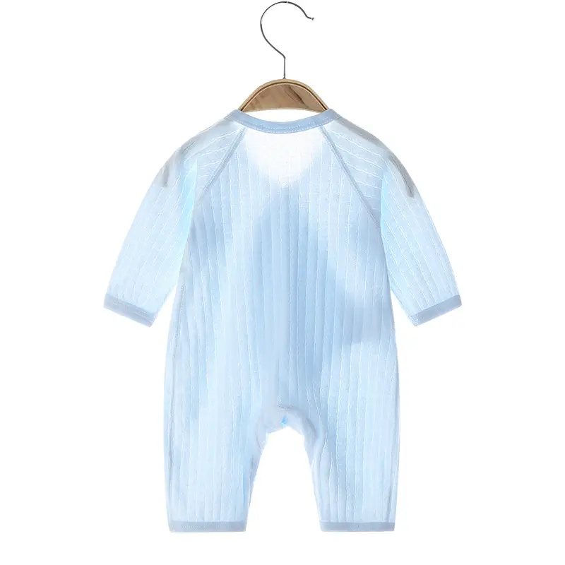Baby Air Conditioner Long Sleeve Cotton Onesie - Image 5