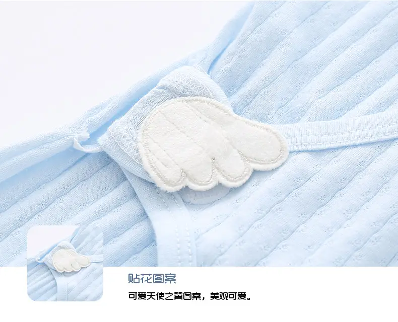 Baby Air Conditioner Long Sleeve Cotton Onesie — feature 13