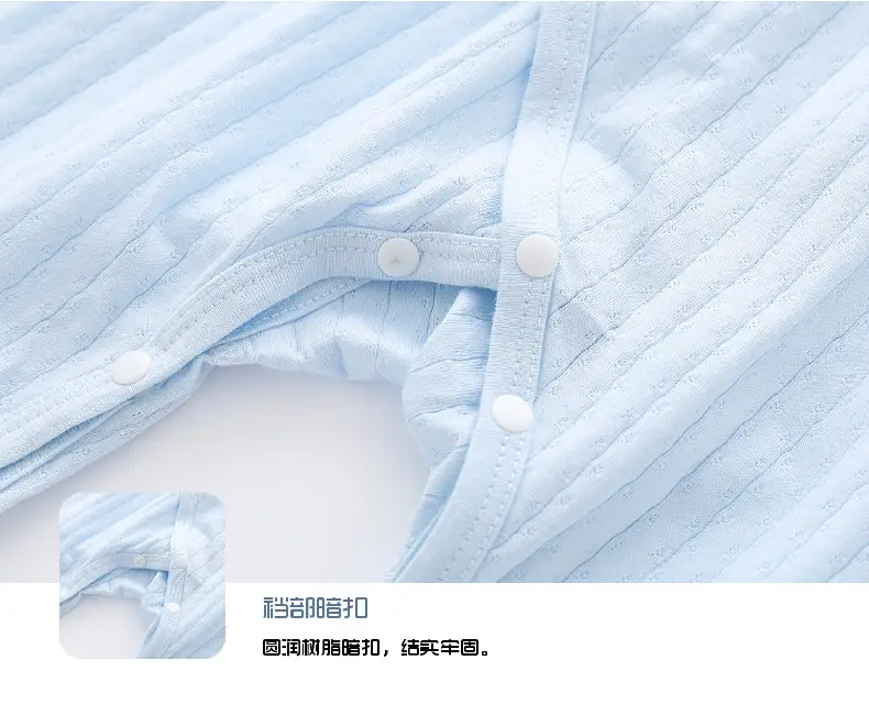 Baby Air Conditioner Long Sleeve Cotton Onesie — feature 16