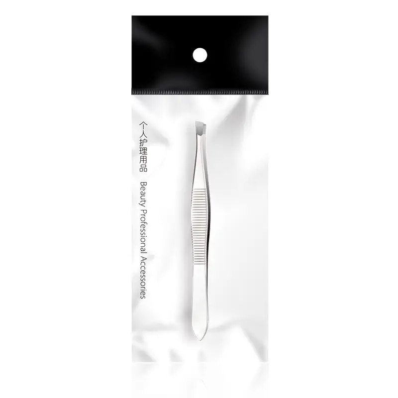 Stainless Steel Eyelash Grafting Clip Tweezers