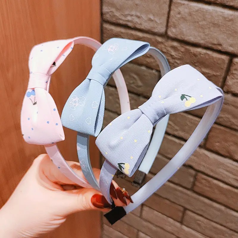 Vintage Bow Hairbands for Girls Non-Slip Band - Image 5