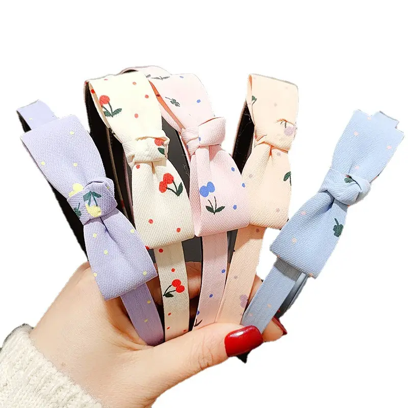 Vintage Bow Hairbands for Girls Non-Slip Band - Image 8