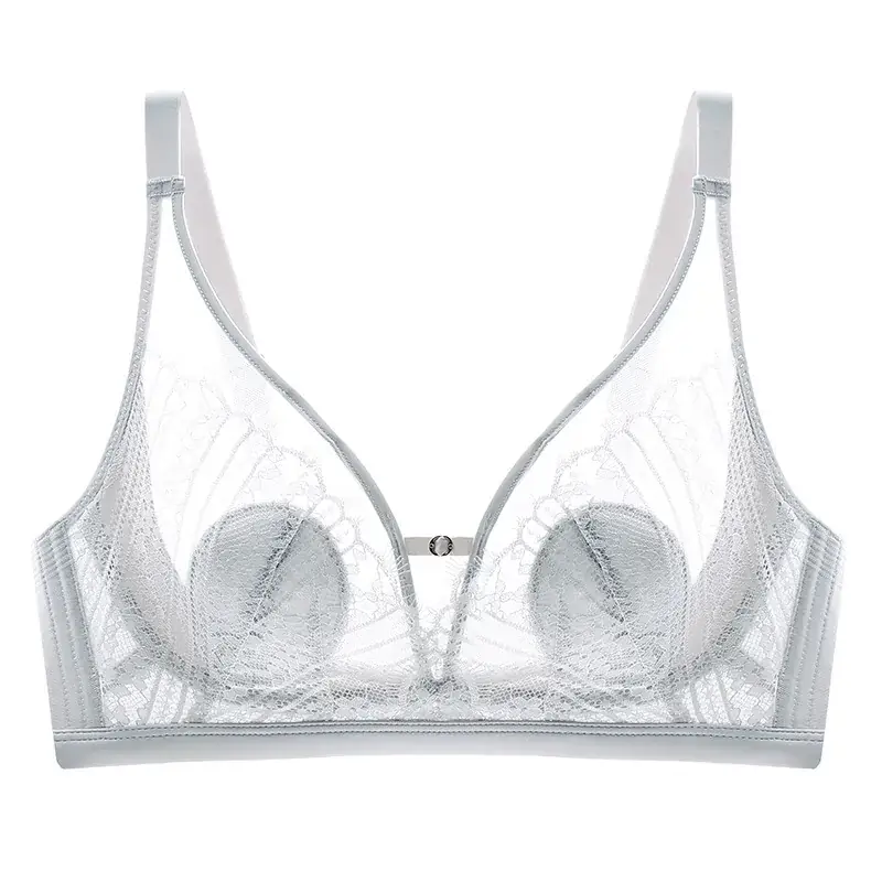 New French Style Lace Bra Large Chest Small - Image 2