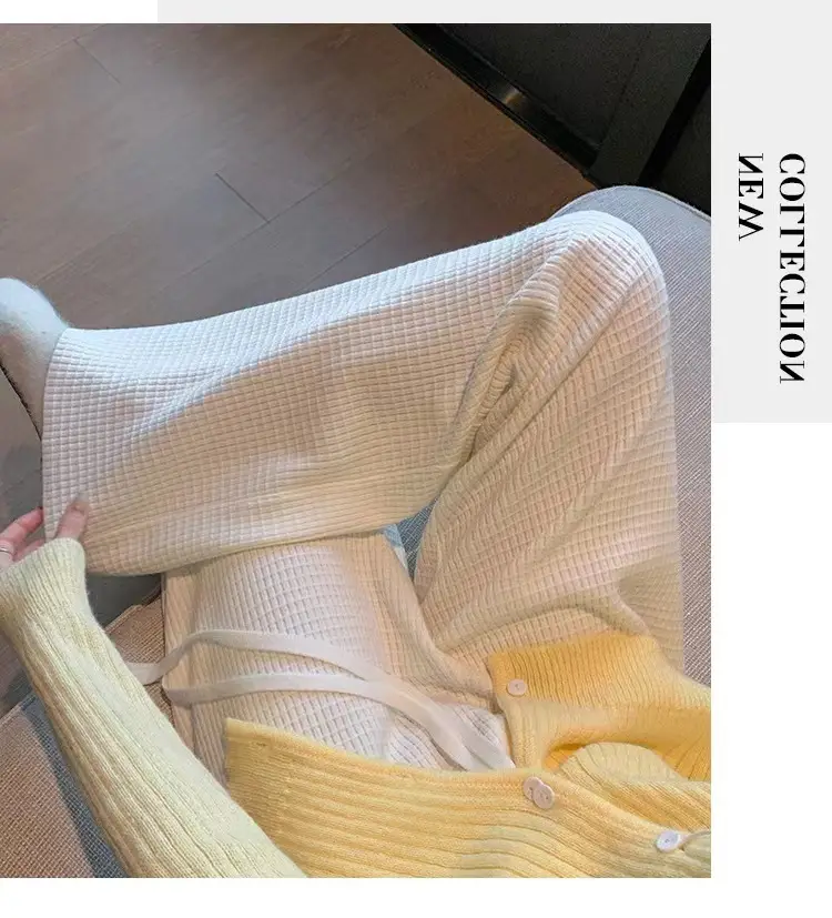 Women Waffled Wide Leg Pants Spring Summer 2022 — feature 31