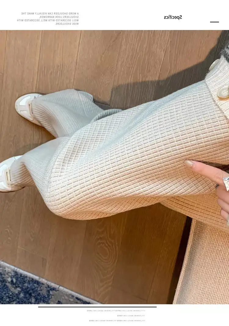 Women Waffled Wide Leg Pants Spring Summer 2022 — feature 7