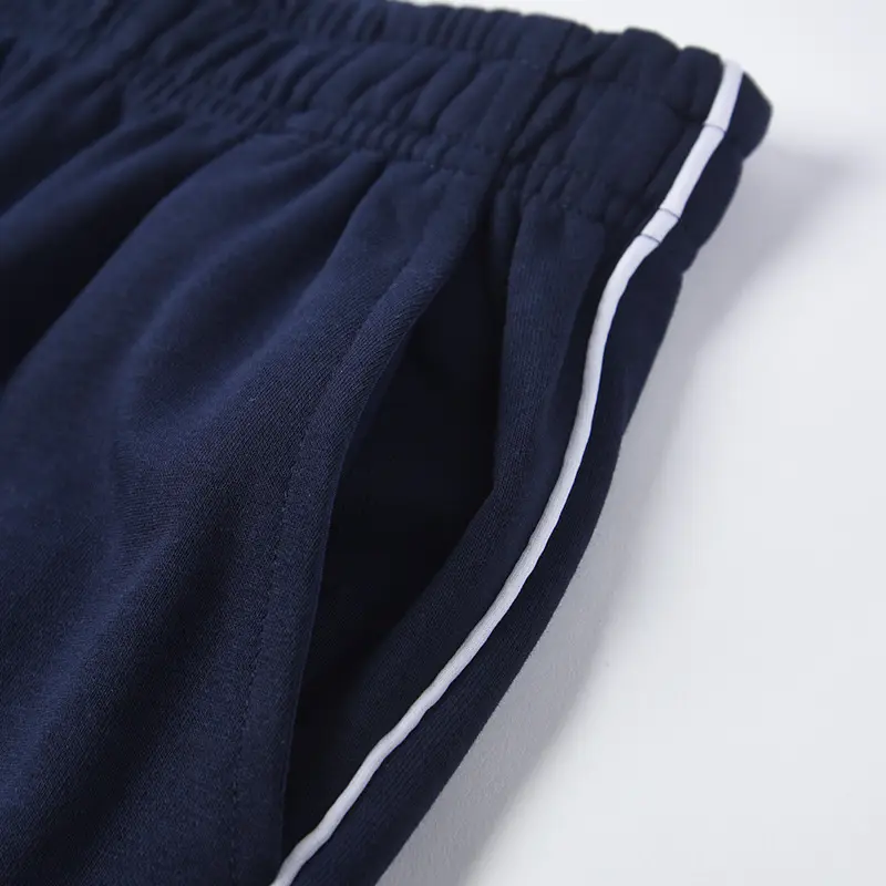 Children's Xizang Blue Capri Pants Dark Blue Bar Three